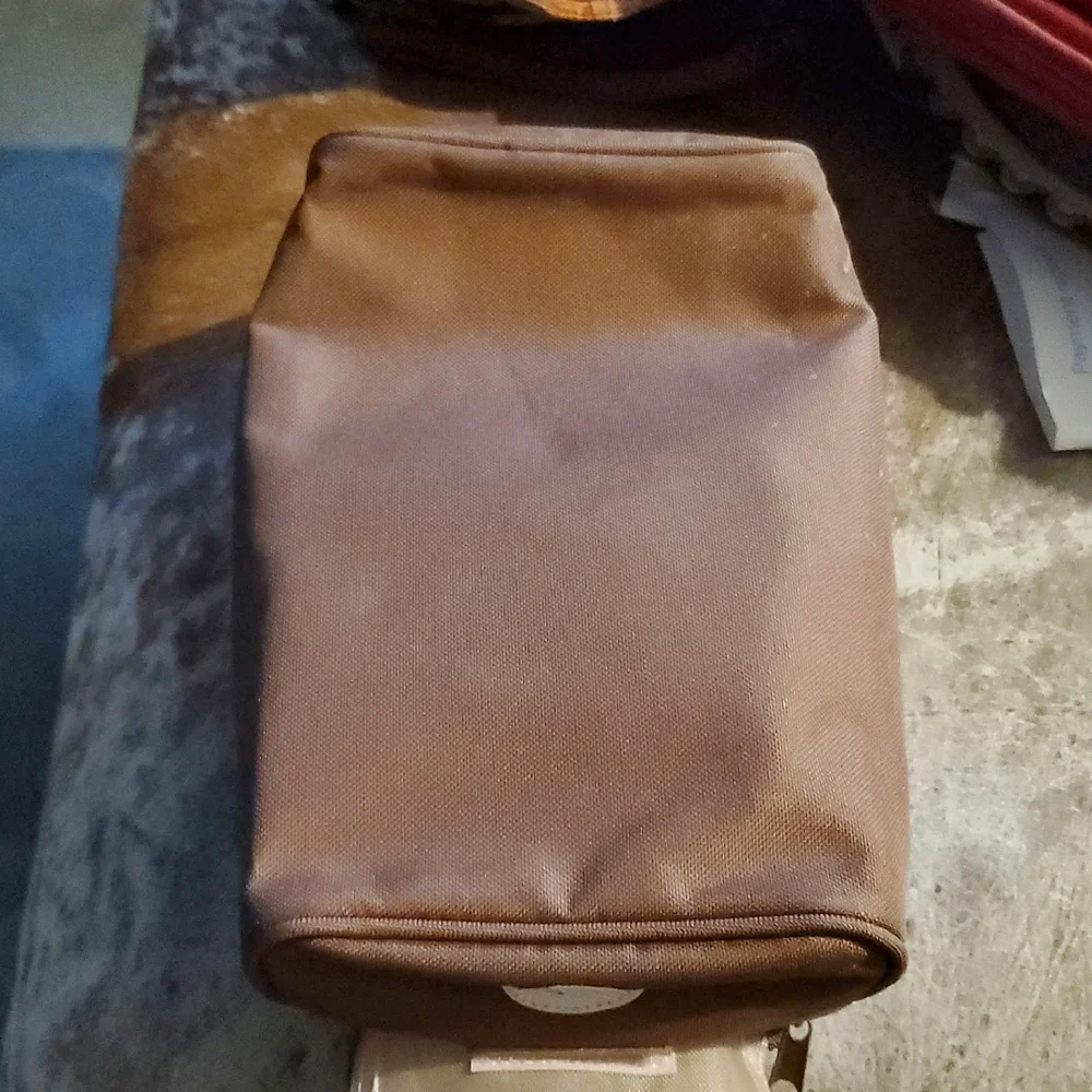 Creative Memories Tan and Pink Organizer Bag